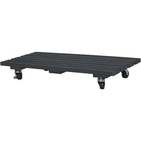 Support Roul'bac 60x30 cm – 4 roulettes avec frein – Charge max 150 kg – Peinture résistante extérieur – Fabrication française – Jany France