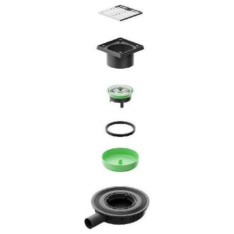 PILETTA MINI DRAIN ÉGOUTTEMENT AU SOL ULTRA BAS Dimensions : Sca D. 40 H. 45 mm 10x10