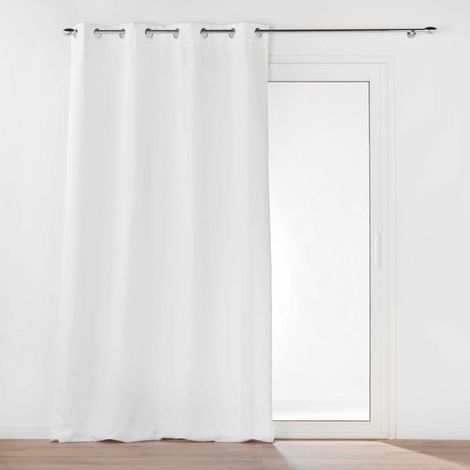 Rideau Isolant Thermique "Micropolar" 135x260cm Blanc (1/5)