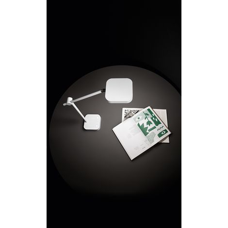 Lampe De Table Led 8W, Commandes Tactiles, Port Usb, Design Moderne, Plastique Blanc, Technologie Gradable, Hauteur 37Cm - Marque Perenz France