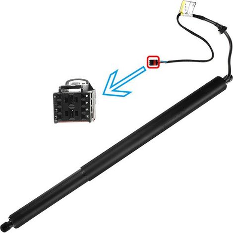 Part number 670109047 is suitable for the right rear tailgate strut of a Maserati Levante. (1/5)