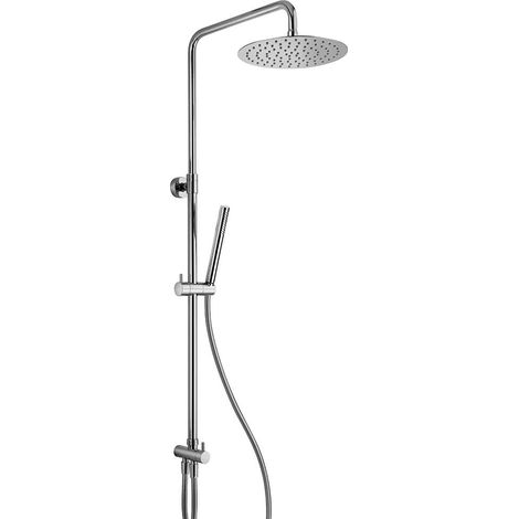 Colonna doccia Jacuzzi con altezza regolabile telescopica, deviatore a parete, doccetta e soffione COD 0SU00846JA00 (1/2)