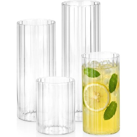 Glass Set, Borosilicate, 230-560 ml, 4 Pieces (1/5)