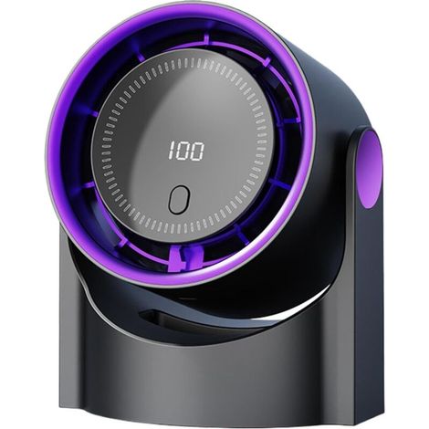 Fanless, fanless desk fan with 5 speeds, quiet table-to-table fan - Digital cooling supplies, charging cooling accessories