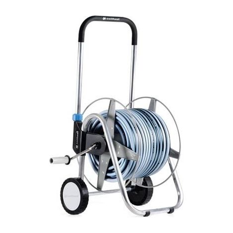 CELLFAST Chariot à tuyaux sur roues EXPLORER avec chariot de 25 pièces avec tuyau inclus