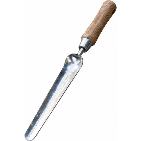 Pelle de Transplantation Jardinage 35 x 2 x 2 cm Acier Inoxydable Manche Bois (1/5)