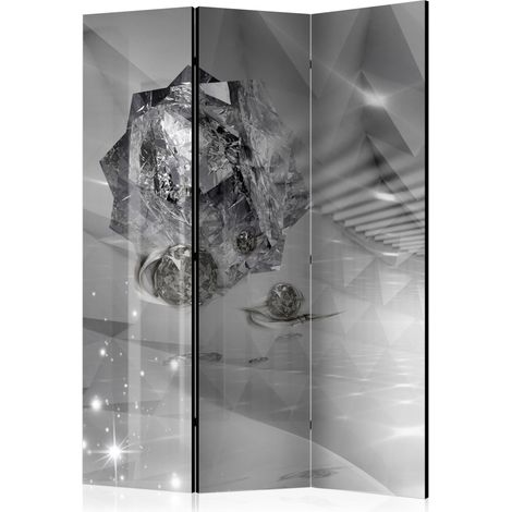 Paravento - Abstract Greyness [Room Dividers] - 135x172 (1/4)