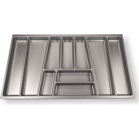 ORGA-BOX II Besteckeinsatz 900 mm silbergrau Besteckkasten für Nobilia-Schubladen bis Mitte 2013 (1/5)