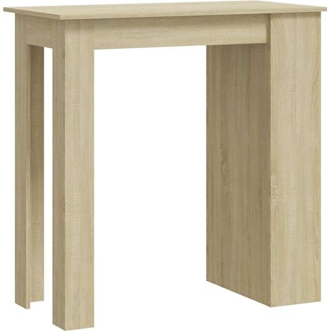 Maison Exclusive - Tavolo Bar con Ripiani Rovere Sonoma 102x50x103,5 cm Truciolato (1/5)