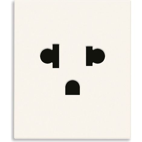 VIMAR - 30248.B Prise SICURY 2P+T 16A USA+EU blanc