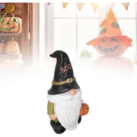 Gesichtslose Elfenfigur aus Kunstharz für Halloween, Garten- oder amerikanische Hofdekoration, Zwergenstatue (1/5)