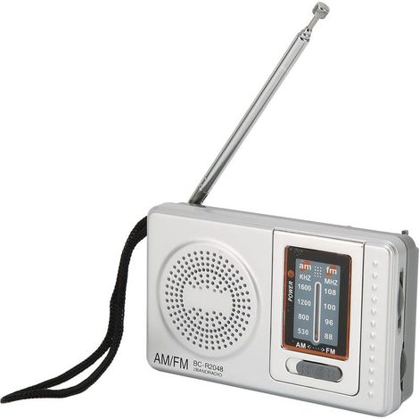 Portable Radio, AM(MW)/FM Battery Operated Radio, Transistor Pocket Radio with Excellent Reception, Excellent Sound Quality, Mini Portable Radio (1/5)