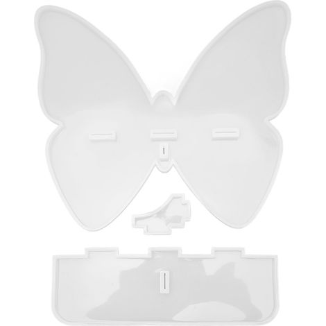 Moule Silicone 3 Pièces DIY Résine Époxy Papillons Muraux, Rack Autocollant, Déco Aromathérapie, Moule à Cristal, Silicone Flexible (1/5)