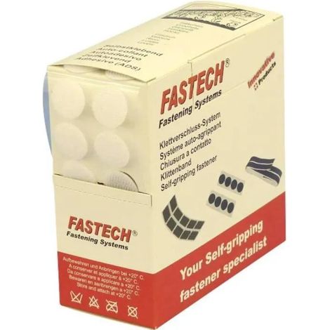 Fastechr Pastillas autoadhesivas blancas 20 mm 460 uds