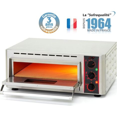Four à pizza électrique professionnel quartz infrarouge - 1 chambre - Sofraca