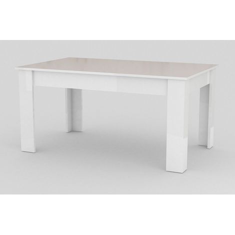 Tavolo Allungabile 90x140/190x75 cm Jesi Larice bianco (1/4)