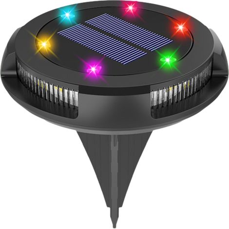 Lampe solaire LED enterrée pour jardin, porche ou allée. (1/5)