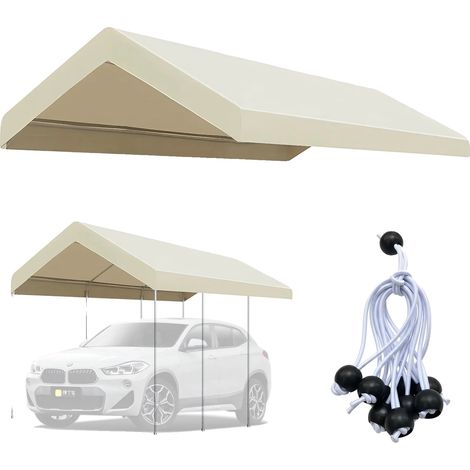 Telo di copertura impermeabile, con protezione UV, solo copertura superiore beige (1/2)