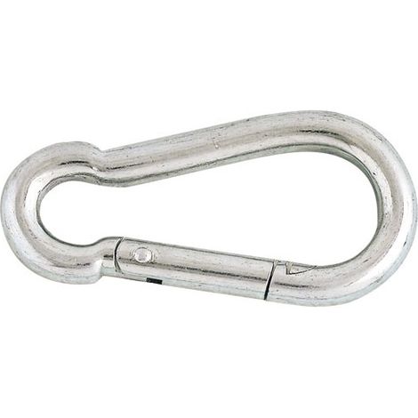 Moschettone Vigile in Acciaio Zincato ø10mm Lunghezza 100mm Confezione da 1 - Chapuis