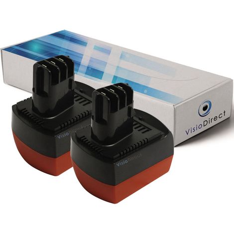 Lot de 2 Batteries pour Metabo SSP12 12V 2000mAh Perceuse à percussion (1/2)