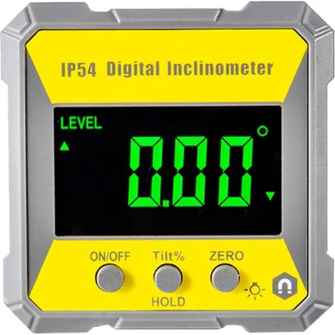 IP54 4X90 Grad Digitaler Neigungsmesser Winkelmesser - Beleuchtung Winkelmesser Neigungsmesser Magnetisches elektronisches Goniometer