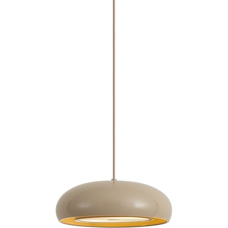 QAZQA Retro Pendant Lamp Taupe with Metal Shade 2-Light - Macaron (1/5)