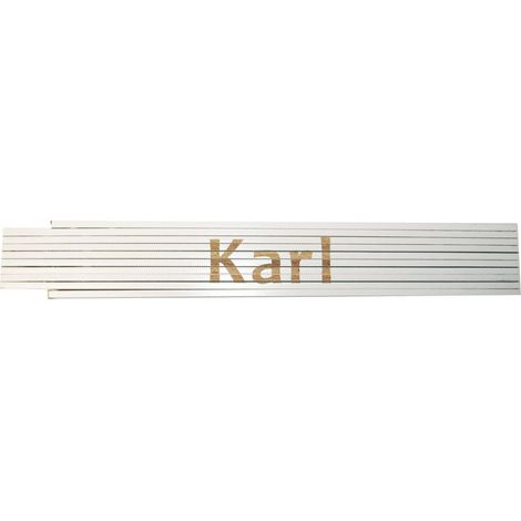 Zollstock Karl 2 m weiß Zollstock