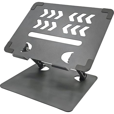 Support pour ordinateur portable, pliable, en alliage d'aluminium dissipant la chaleur, support pour ordinateur portable portable (1/5)