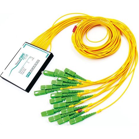Splitter ottico  fracarro plc 1x16 con connettori sc/apc - 287408