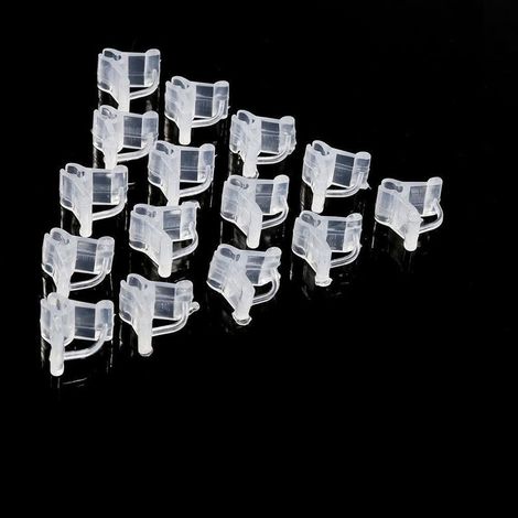 Lot de 100 Clips De Greffage De Plantes, Pinces de Greffage Spéciales pour Tomates et Jeunes Aubergines, Mini Pince à Greffer en Plastique pour Tomates, Légumes, Tiges De Fleurs (1/5)