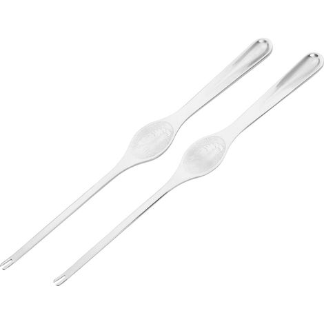 Westmark Set con forchette per aragosta, 2 pz., Con 2 rebbi appuntiti, Lunghezza: 18,5 cm, Acciaio inox, Argento, 66162280 (1/5)