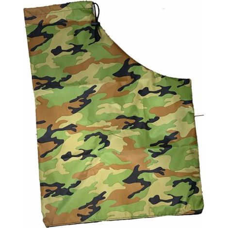 Sac aspirateur souffleur de feuilles - Imperméable - 420D - Avec fermeture éclair en bas et cordon de serrage - Pour aspirateurs et souffleurs de feuilles - Universel - Vert - 44 60 cm (1/5)