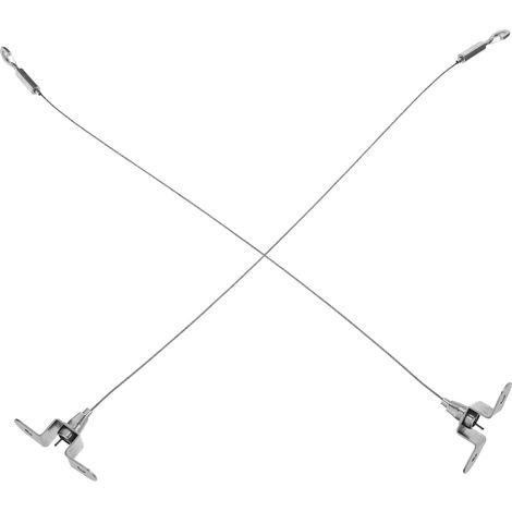 Kit de suspension Unomor avec 2 câbles en acier inoxydable (1/5)
