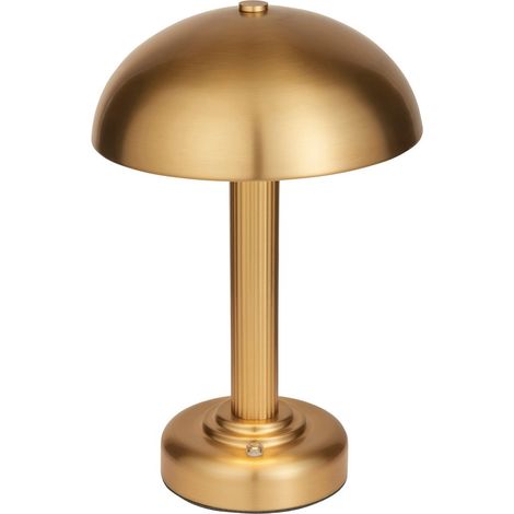 Endon Bridport Rechargeable Lampe de table en laiton chaud, 1 LED intégrée (1/5)