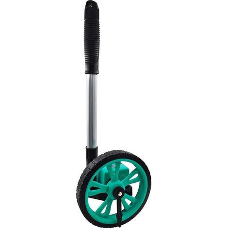 Roue de mesure de distance portable – manche télescopique réglable – compteur précis – portée maximale 99 999,9 m (1/5)
