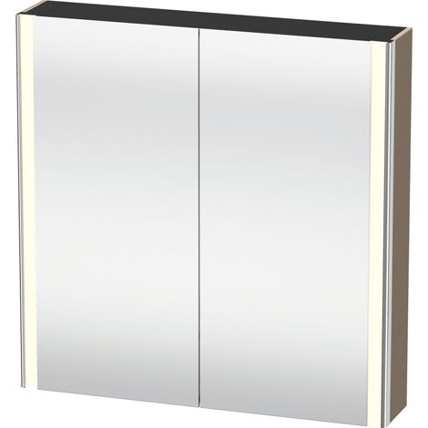 DURAVIT XS7112075751000 Armoire miroir Xsquare XS7112 Lin finition lin