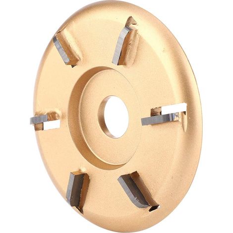 6T Tungsten Steel Wood Carving Disc, Angle Grinder, Engraving and Shaping Cutter, Woodworking Tool for Hardwood, Cork and DIY Projects (1/5)