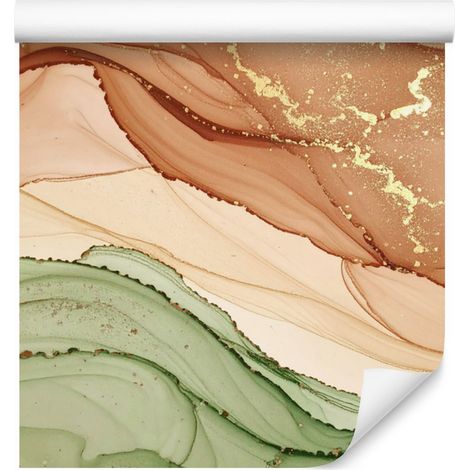 Papier peint crème et beige pour salon et chambre 50x1000 cm (1/5)