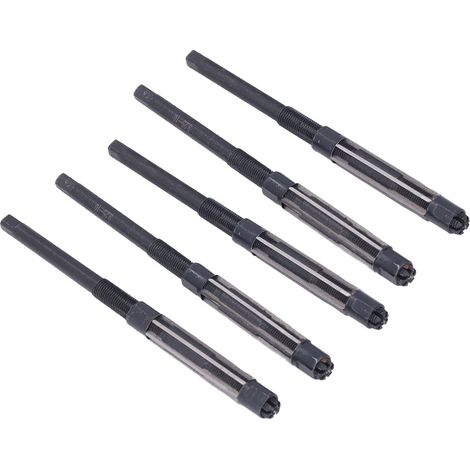 Alésoir à main réglable 5 pièces, outil de fraisage en acier 9SiCr pour alésage de matrices, diamètre 9,25-10 mm, coupe précise. (1/5)