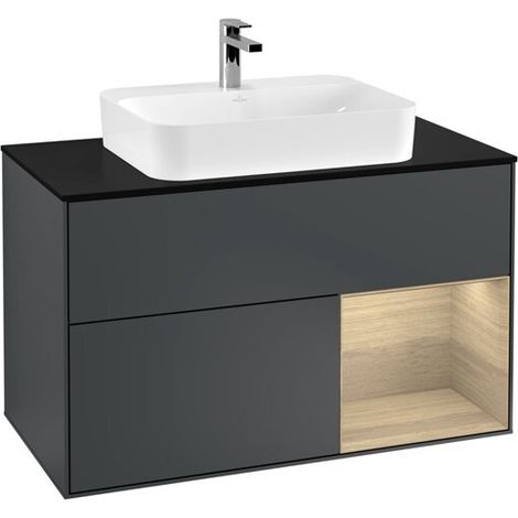 Villeroy & Boch G372PCHG Meuble sous-vasque Finion G37 (1/2)