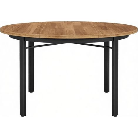 Table de petit-déjeuner, table à manger, table de cuisine style ferme, table basse ronde, table de conversation (table uniquement) (1/5)