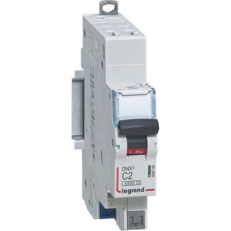 Automatischer 2 A Phasen-+N-Schutzschalter LEGRAND