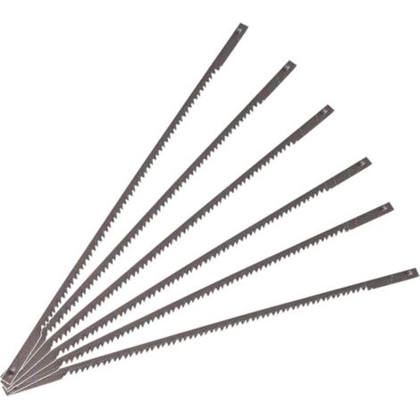 Kit 6 lame per seghetto traforo universale 135x2x0.25 25t Scheppach