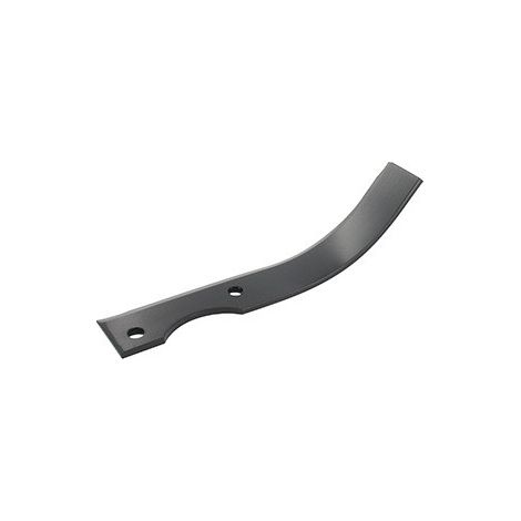 Cuchillo de fresas izquierdo para motocultor adaptable a Motostandard - L: 210 mm. Tipo trabajo.