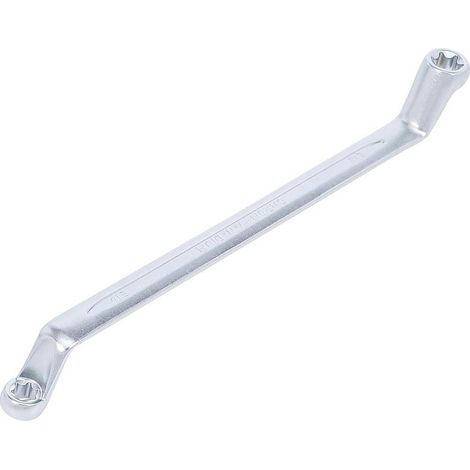 Clé Polygonale Double Embouts Coudées E10 x E12 - 26,7 cm - Acier Résistant - Précision et Confort d Utilisation - D-Work