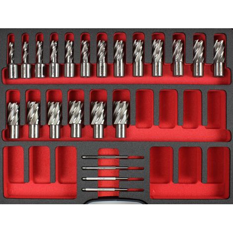 Jeu des fraises à carotter MW HQ 23pcs 12-30 -50mm MW-Tech HQS5023 (1/2)