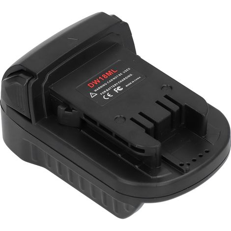 Adaptateur de batterie pour perceuse sans fil 18V vers M18 – Compatible DCB200/DCB203/DCB205, ABS robuste, installation rapide (1/5)
