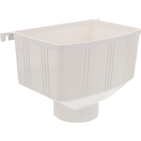 Gouttière de toit en plastique blanc système de drainage sûr (1/5)