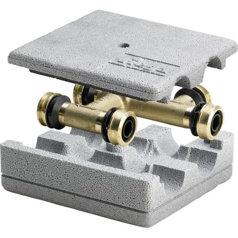Pressfitting Viega Raxofix 5349 Kreuzungs-T-Stück mit Dämmbox 20mm x 16mm x 20mm (1/2)