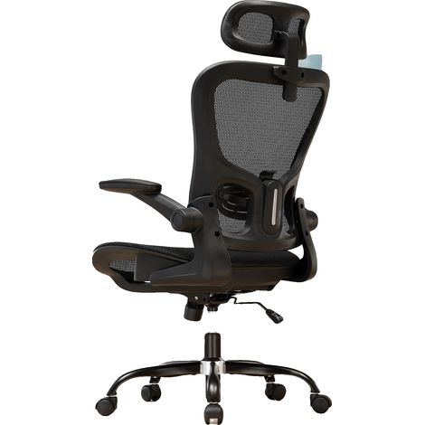 Silla de oficina, diseño ergonómico, características ajustables, CH90-BLK (1/2)